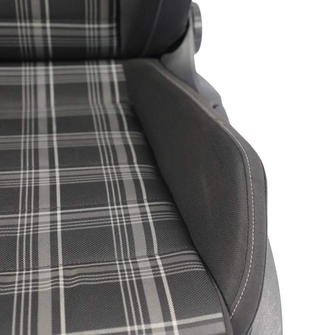 3Dr Seat Front Left N/S Interior Cloth Titanium Black Blue to Volkswagen Golf Mk7 with Part number 5G3881805CG Volkswagen Golf Mk7 3Dr Seat Front Left N/S Interior Cloth Titanium Black Blue - SKU 5G3881805CG - Part number 5G3881805CG