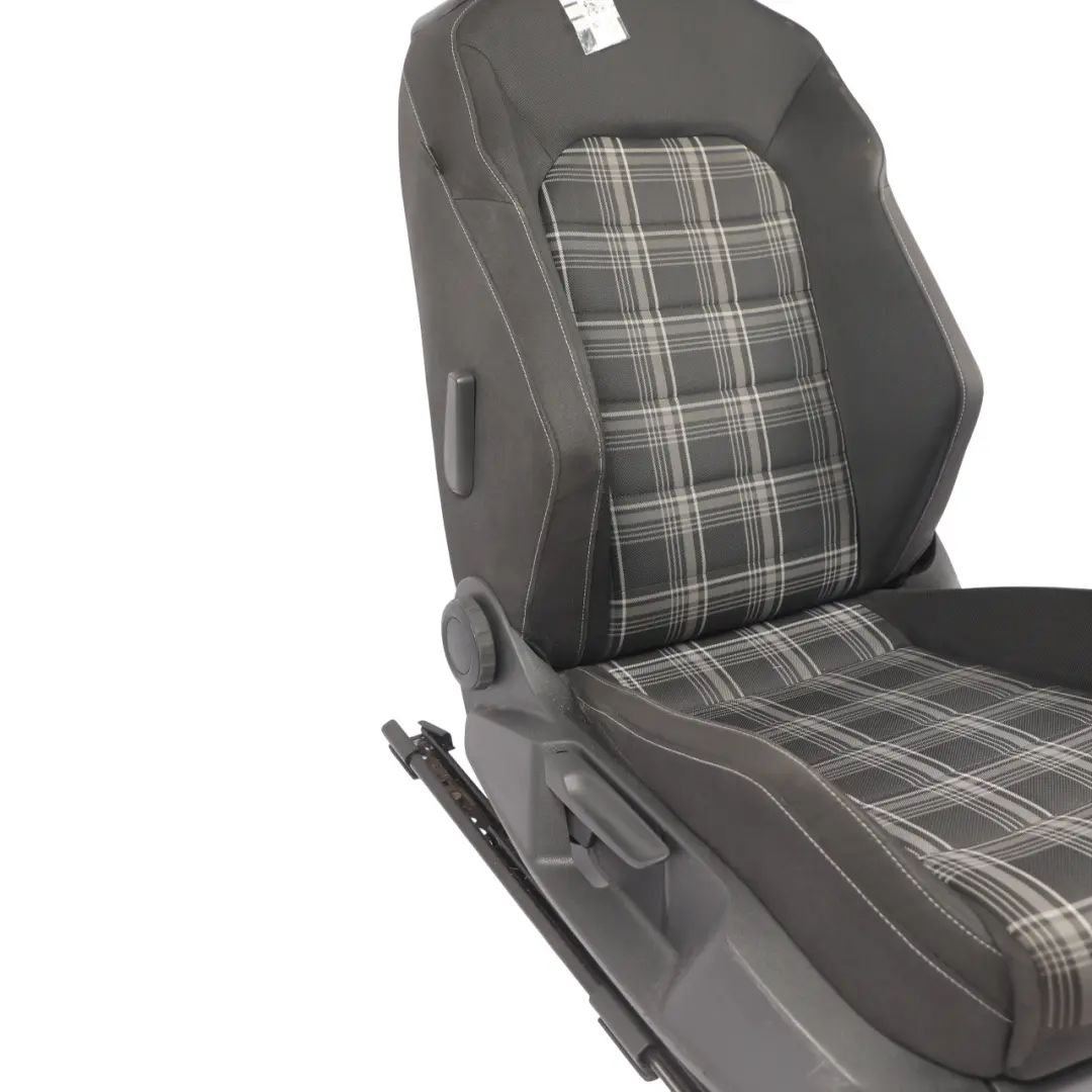 3Dr Seat Front Right O/S Interior Cloth Titanium Black Blue to Volkswagen Golf Mk7 with Part number 5G3881806CF Volkswagen Golf Mk7 3Dr Seat Front Right O/S Interior Cloth Titanium Black Blue - SKU 5G3881806CF - Part number 5G3881806CF