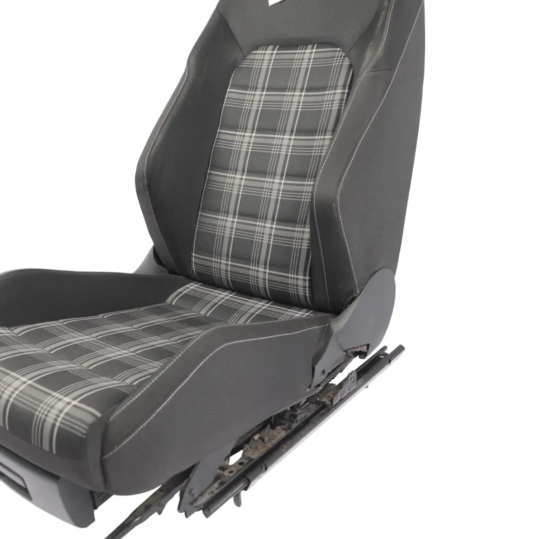Volkswagen Golf Mk7 3Dr Siège Avant Droit Intérieur Tissu Titane Noir Bleu - SKU 5G3881806CF - Numéro de pièce 5G3881806CF