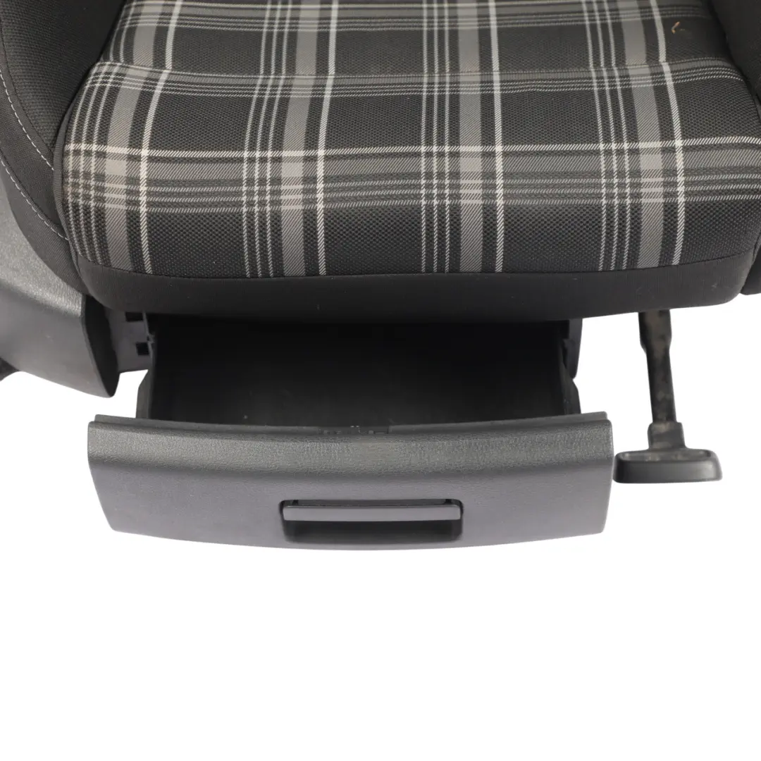 Volkswagen Golf Mk7 3Dr Siège Avant Droit Intérieur Tissu Titane Noir Bleu - SKU 5G3881806CF - Numéro de pièce 5G3881806CF