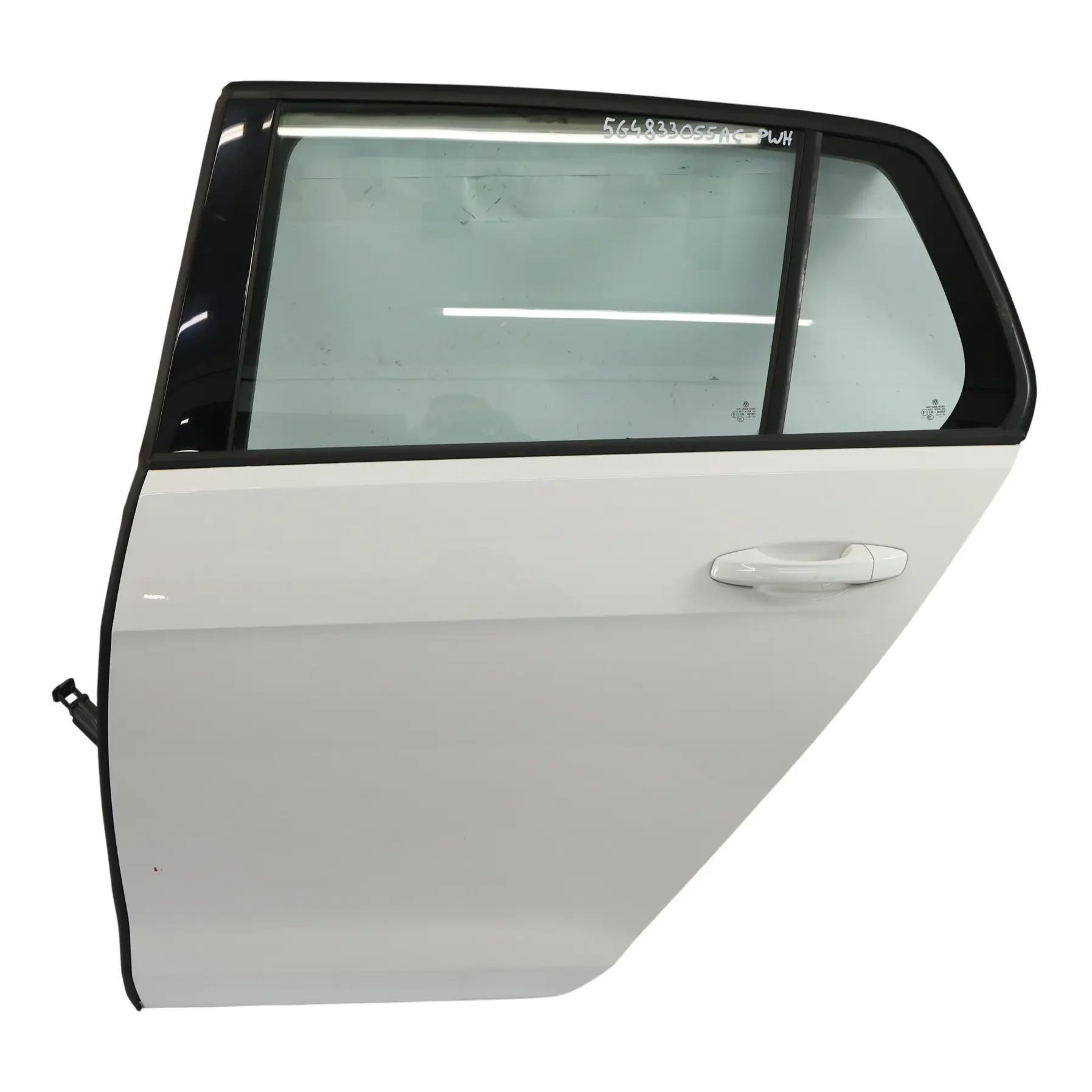 VW Volkswagen Golf Mk7 Door Rear Left N/S Covering Panel Pure White - C9A