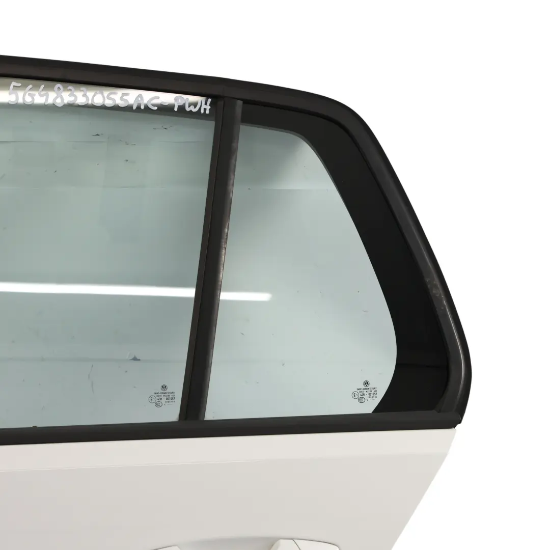 VW Volkswagen Golf 7 Panneau De Porte Arrière Gauche Pure White Blanc - C9A - SKU 5G4833055AC-PWH - Numéro de pièce 5G4833055AC