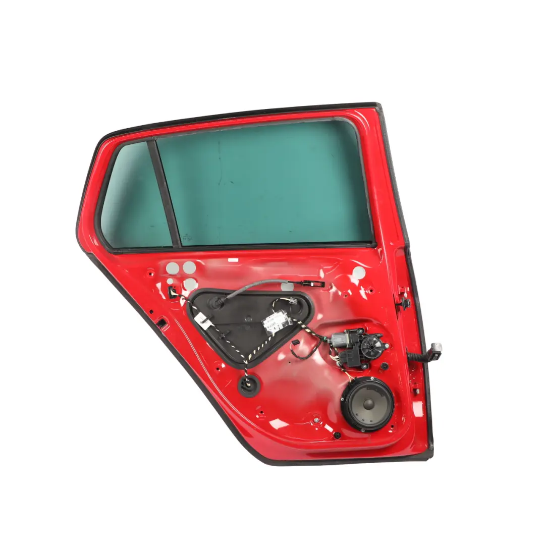 Door Rear Left N/S Covering Panel Tornado Red - LY3D to VW Volkswagen Golf Mk7 with Part number 5G4833055AC VW Volkswagen Golf Mk7 Door Rear Left N/S Covering Panel Tornado Red - LY3D - SKU 5G4833055AC-TRE - Part number 5G4833055AC
