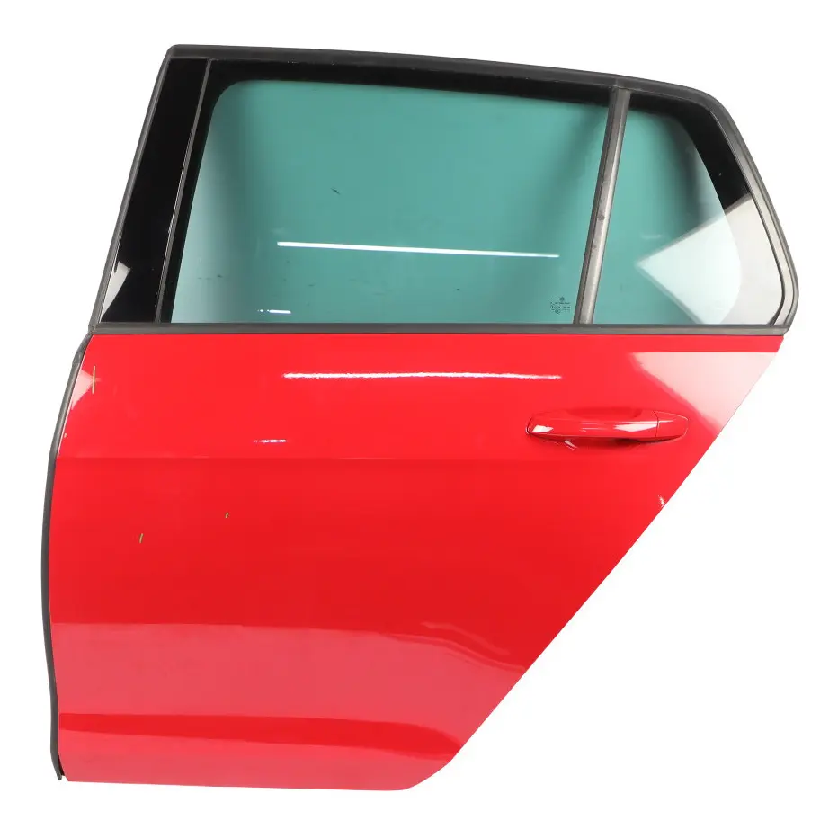 VW Volkswagen Golf Mk7 Door Rear Left N/S Covering Panel Tornado Red - LY3D