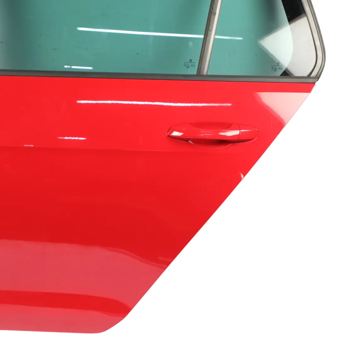 Door Rear Left N/S Covering Panel Tornado Red - LY3D to VW Volkswagen Golf Mk7 with Part number 5G4833055AC VW Volkswagen Golf Mk7 Door Rear Left N/S Covering Panel Tornado Red - LY3D - SKU 5G4833055AC-TRE - Part number 5G4833055AC