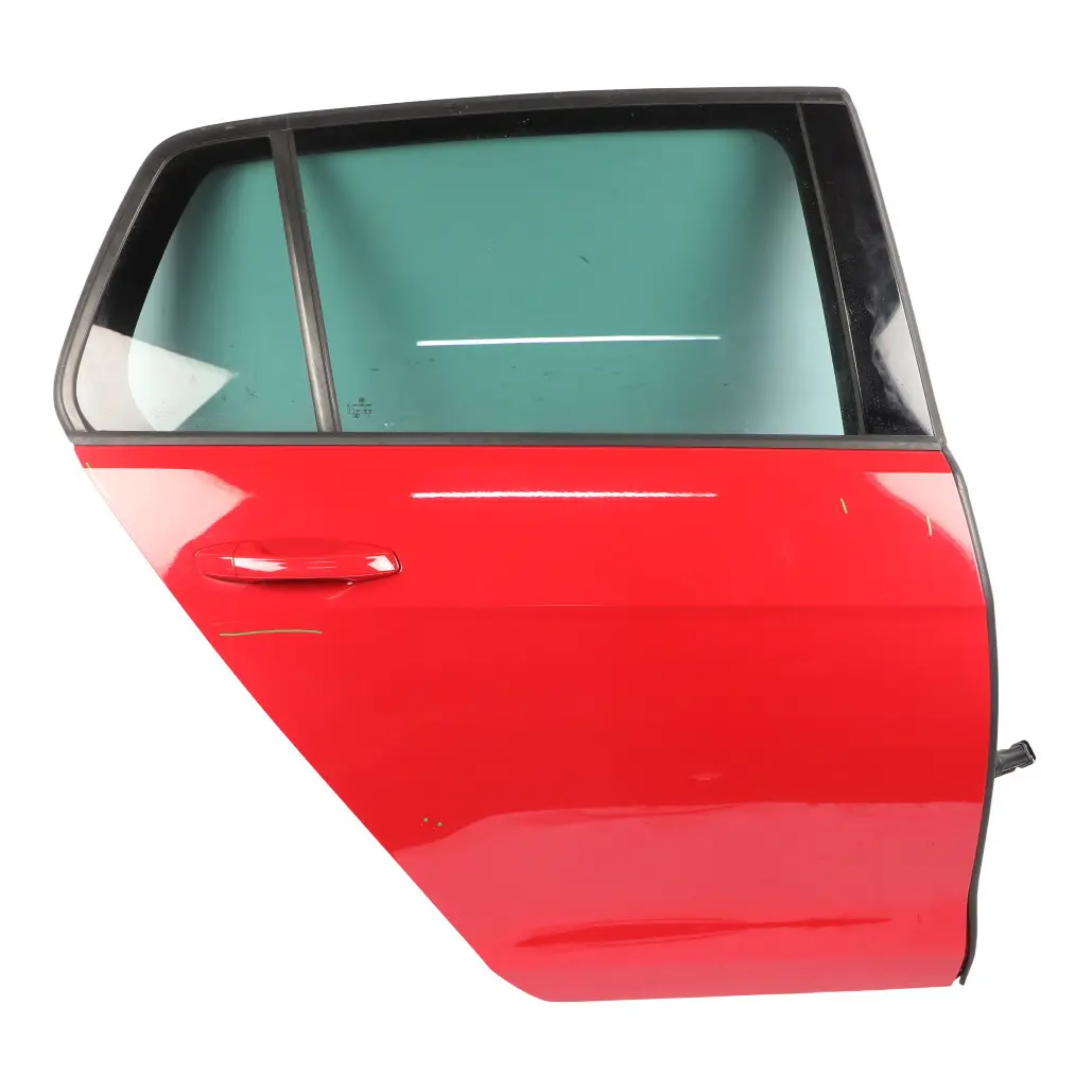 VW Volkswagen Golf Mk7 Door Rear Right O/S Covering Panel Tornado Red - LY3D - SKU 5G4833056AC-TRE - Part number 5G4833056AC