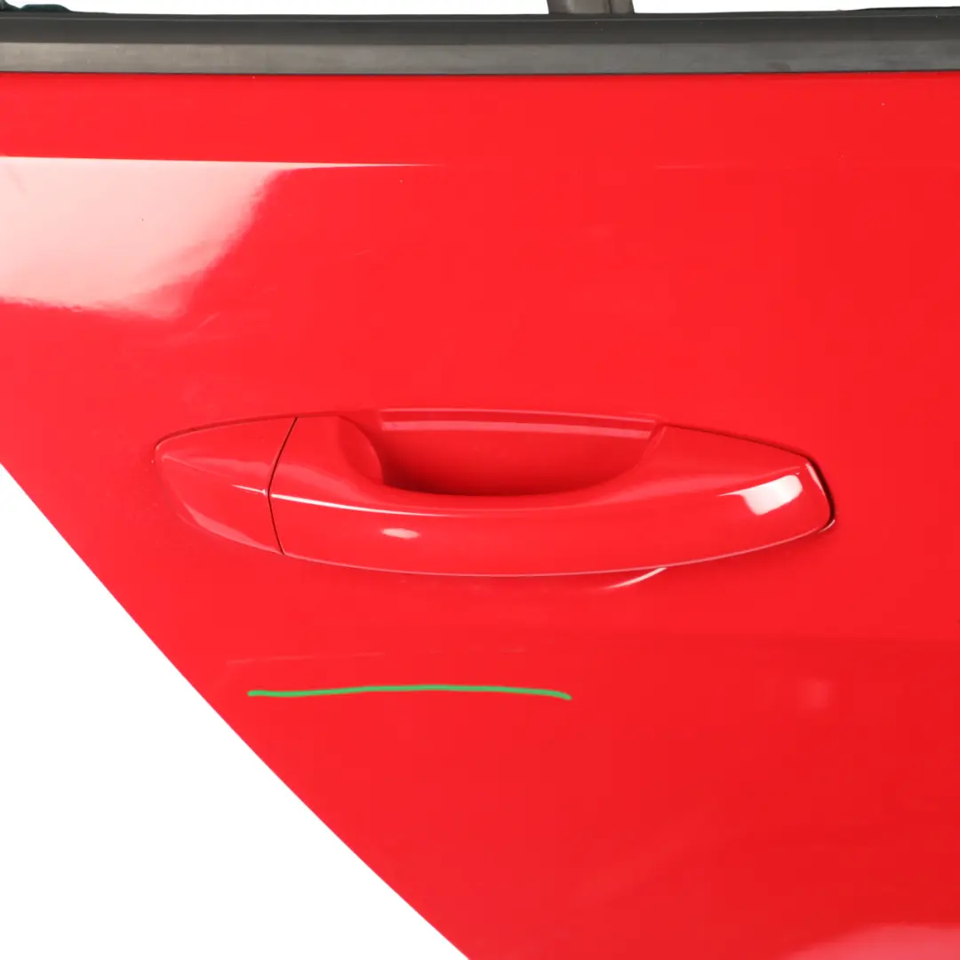 Door Rear Right O/S Covering Panel Tornado Red - LY3D to VW Volkswagen Golf Mk7 with Part number 5G4833056AC VW Volkswagen Golf Mk7 Door Rear Right O/S Covering Panel Tornado Red - LY3D - SKU 5G4833056AC-TRE - Part number 5G4833056AC