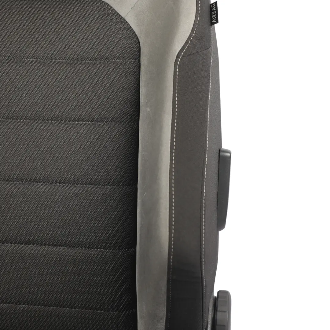 R-Line Front Seat Alcantara Cloth Black Grey Left N/S to Volkswagen Golf Mk7 with Part number 5G4881805DK Volkswagen Golf Mk7 R-Line Front Seat Alcantara Cloth Black Grey Left N/S - SKU 5G4881805DK-1 - Part number 5G4881805DK
