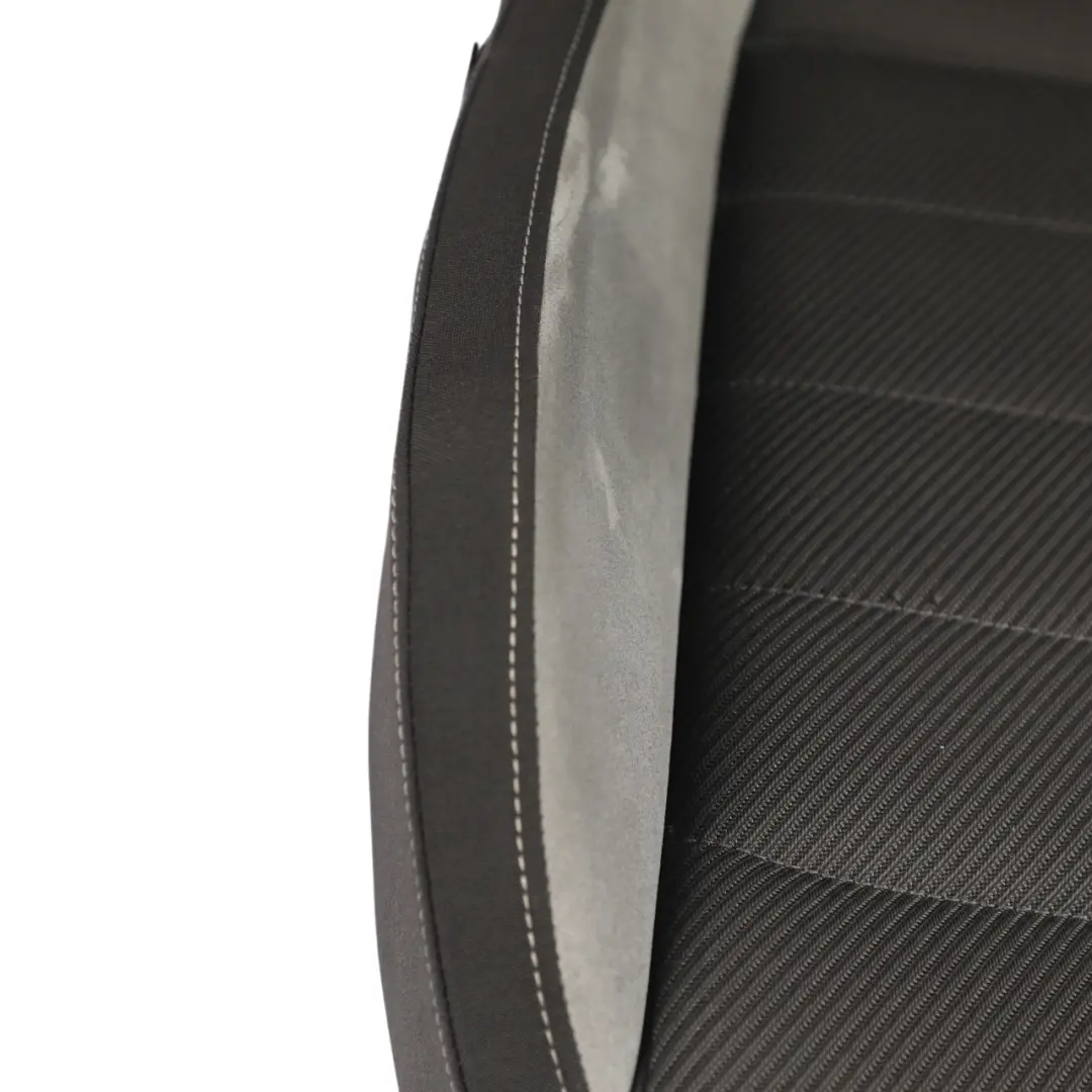 Volkswagen Golf Mk7 R-Line Front Seat Alcantara Cloth Black Grey Left N/S - SKU 5G4881805DK-1 - Part number 5G4881805DK