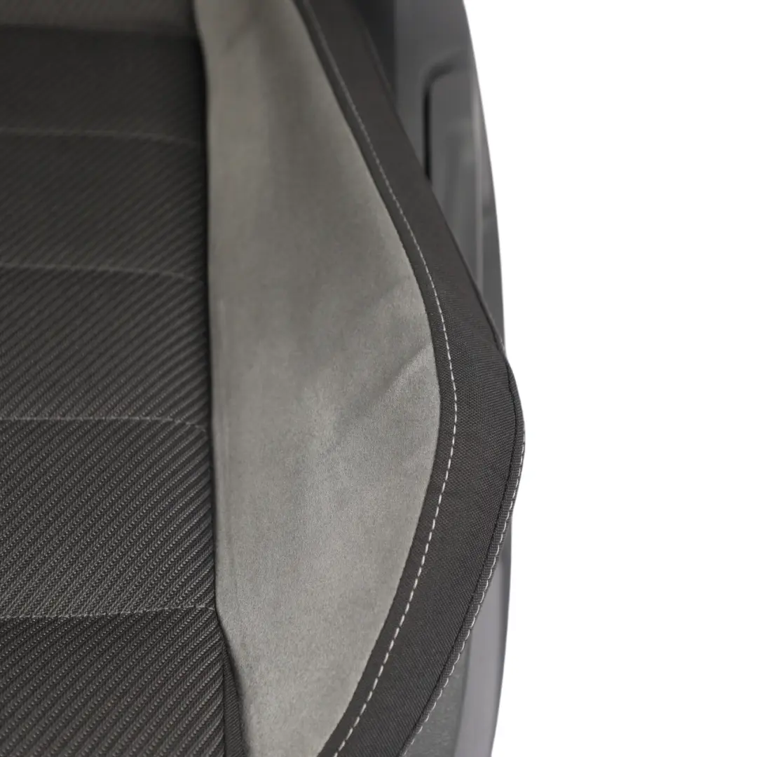 Volkswagen Golf Mk7 R-Line Front Seat Alcantara Cloth Black Grey Left N/S - SKU 5G4881805DK-1 - Part number 5G4881805DK