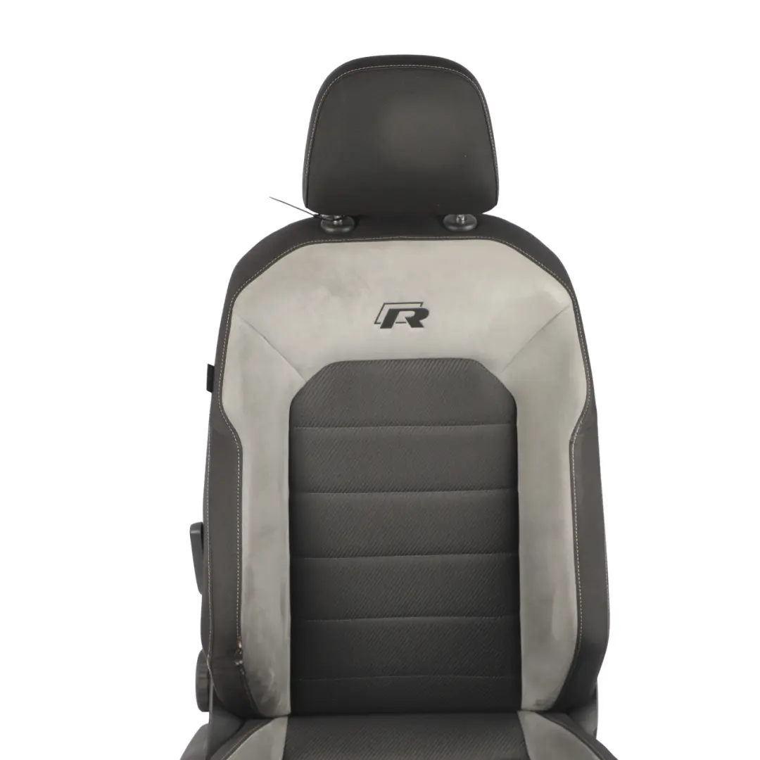 5G VII Mk7 R 5D Front Seat Cloth Alcantara Black Grey Right O/S to Volkswagen Golf with Part number 5G4881806DM Volkswagen Golf 5G VII Mk7 R 5D Front Seat Cloth Alcantara Black Grey Right O/S - SKU 5G4881806DM-2 - Part number 5G4881806DM