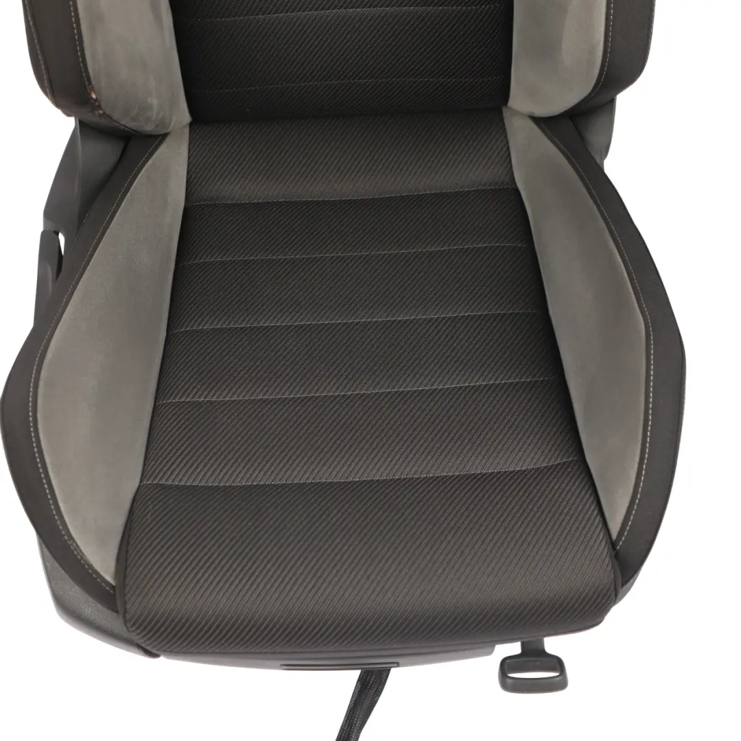Volkswagen Golf 5G VII Mk7 R 5D Front Seat Cloth Alcantara Black Grey Right O/S - SKU 5G4881806DM-2 - Part number 5G4881806DM