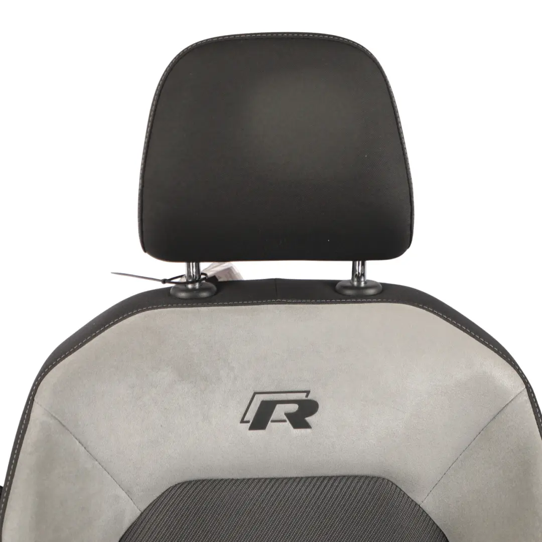5G VII Mk7 R 5D Front Seat Cloth Alcantara Black Grey Right O/S to Volkswagen Golf with Part number 5G4881806DM Volkswagen Golf 5G VII Mk7 R 5D Front Seat Cloth Alcantara Black Grey Right O/S - SKU 5G4881806DM-2 - Part number 5G4881806DM