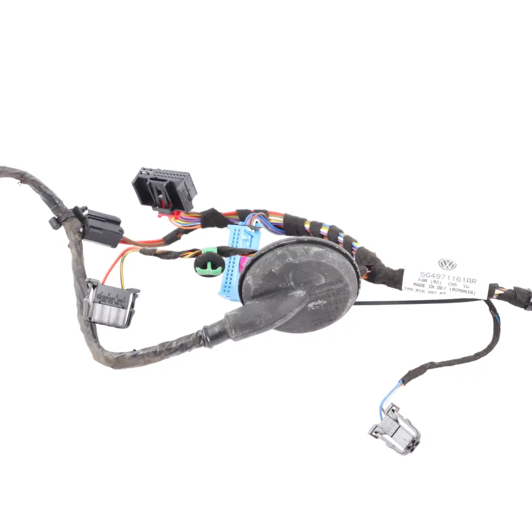 Door Wiring Front Left N/S Loom Cable Harness to VW Volkswagen Golf Mk7 with Part number 5G4971161AR VW Volkswagen Golf Mk7 Door Wiring Front Left N/S Loom Cable Harness - SKU RHD-5G4971161AR - Part number 5G4971161AR