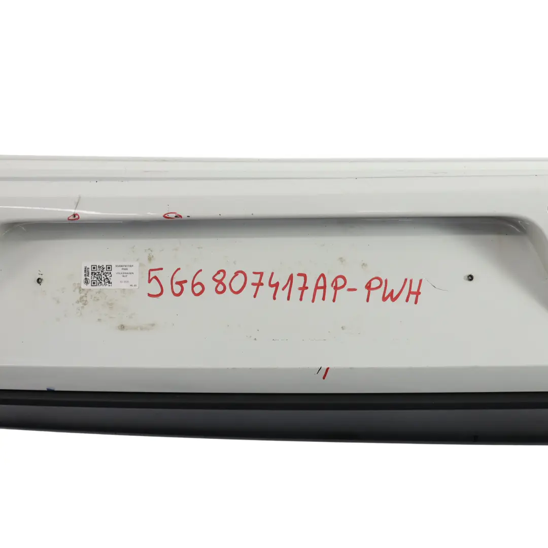 Volkswagen VW Golf VII Zderzak Tylny Pure White Biały - C9A - SKU 5G6807417AP-PWH - Numer Części 5G6807417AP