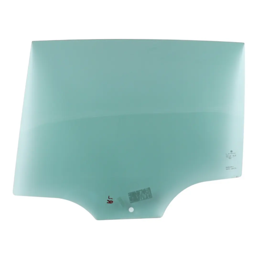 Door Rear Side Window Glass Left N/S Green to VW Volkswagen Golf Mk7 5 with Part number 5G6845025A VW Volkswagen Golf Mk7 5 Door Rear Side Window Glass Left N/S Green - SKU 5G6845025A - Part number 5G6845025A