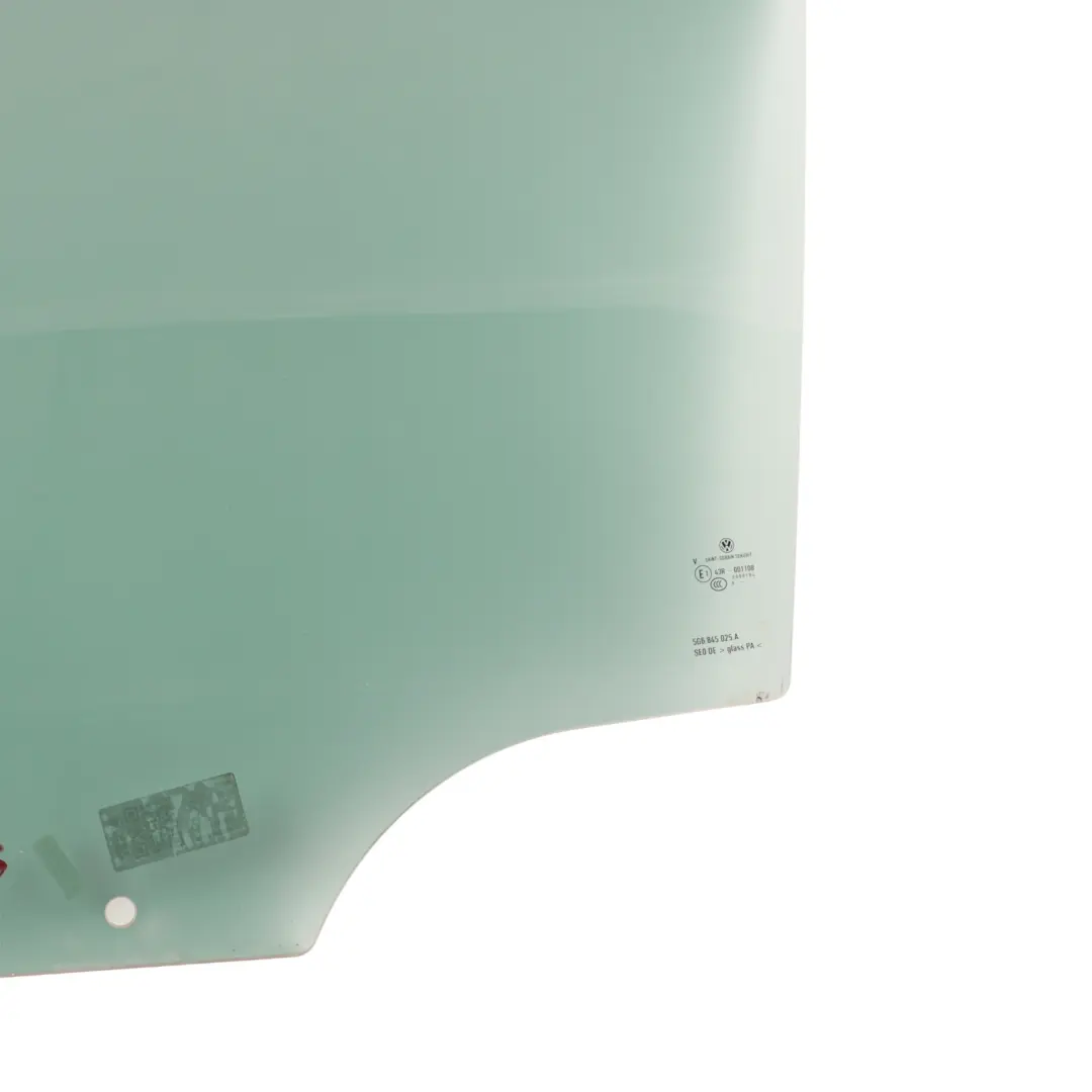 Door Rear Side Window Glass Left N/S Green to VW Volkswagen Golf Mk7 5 with Part number 5G6845025A VW Volkswagen Golf Mk7 5 Door Rear Side Window Glass Left N/S Green - SKU 5G6845025A - Part number 5G6845025A