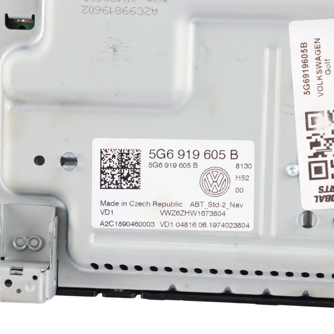 Volkswagen Golf Sportsvan Schermo multimediale navigatore satellitare - SKU 5G6919605B - Numero di parte 5G6919605B