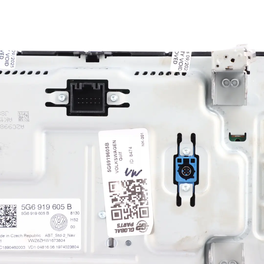Schermo multimediale navigatore satellitare per Volkswagen Golf Sportsvan con numero di parte 5G6919605B Volkswagen Golf Sportsvan Schermo multimediale navigatore satellitare - SKU 5G6919605B - Numero di parte 5G6919605B