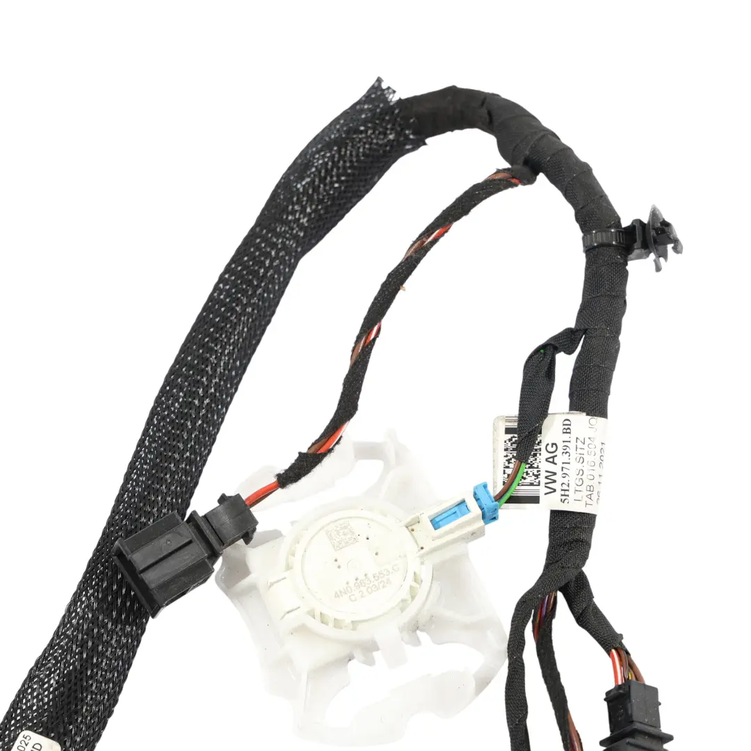 VW Golf Mk8 Seat Frame Wiring Front Left N/S Cable Loom Harness - SKU RHD-5H2971391BD - Part number 5H2971391BD