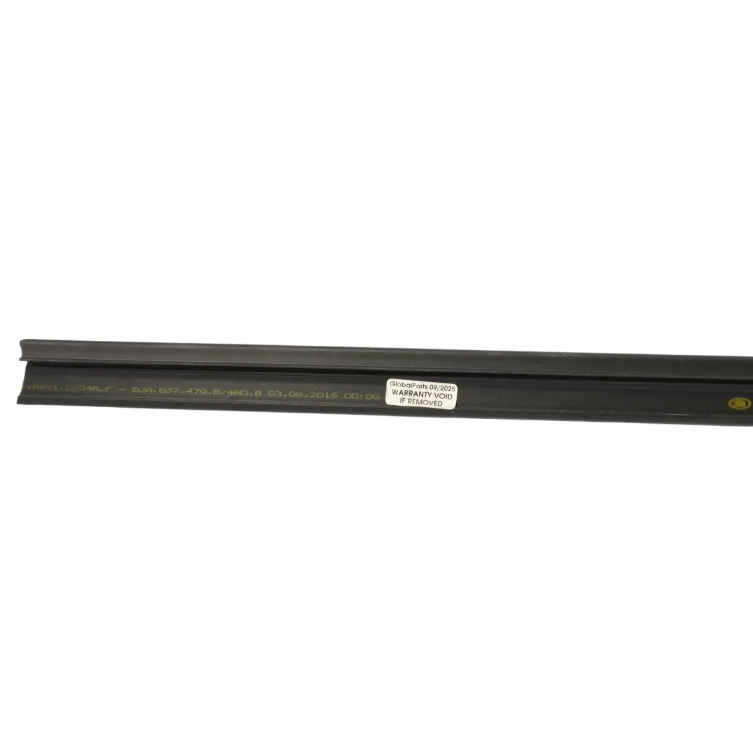 Skoda Rapid Mk1 NH1 Front Door Window Seal Strip Trim Inner Right O/S - SKU 5JA837480B - Part number 5JA837480B
