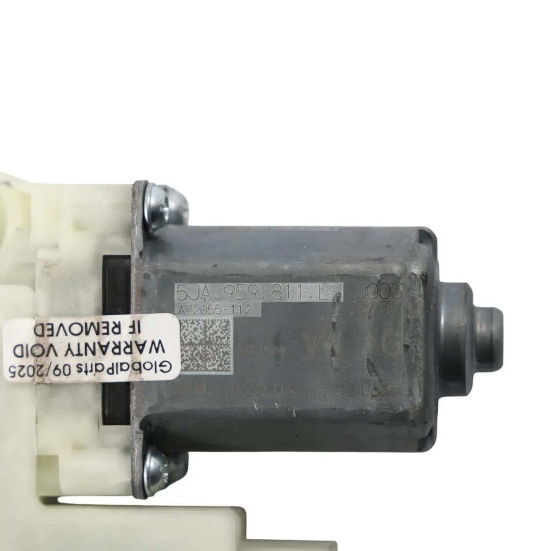 Skoda Rapid Mk1 NH1 Fensterheber Regulator Motoreinheit Hinten Links - SKU 5JA959811L - Teilenummer 5JA959811L