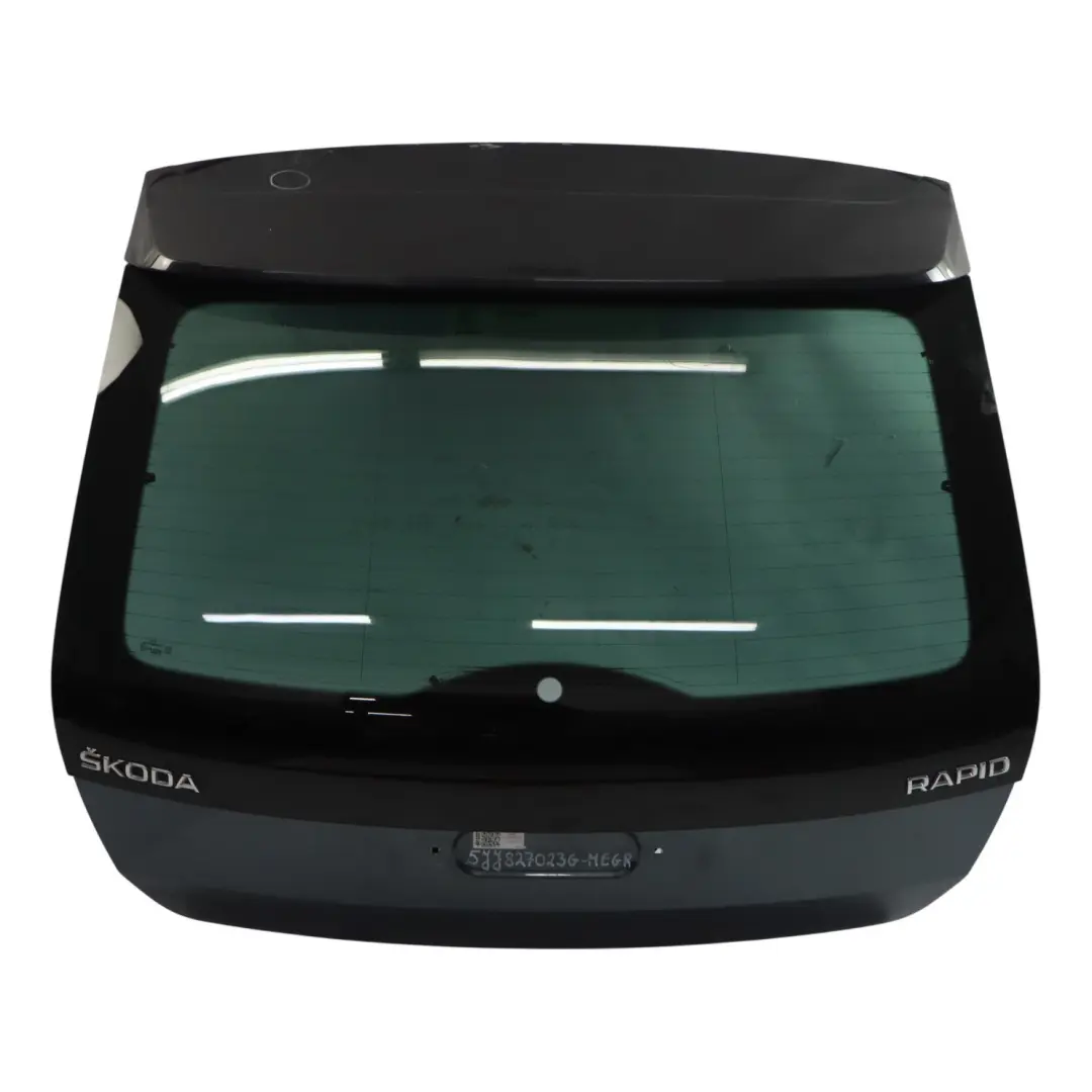 Skoda Rapid NH1 Spaceback Boot Trunk Lid Tailgate Metal Grey Metallic - F7Y - SKU 5JJ827023G-MEGR - Part number 5JJ827023G