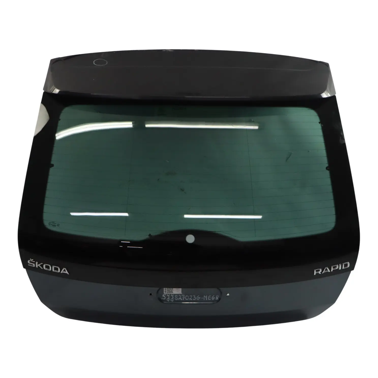 Skoda Rapid NH1 Spaceback Boot Trunk Lid Tailgate Metal Grey Metallic - F7Y