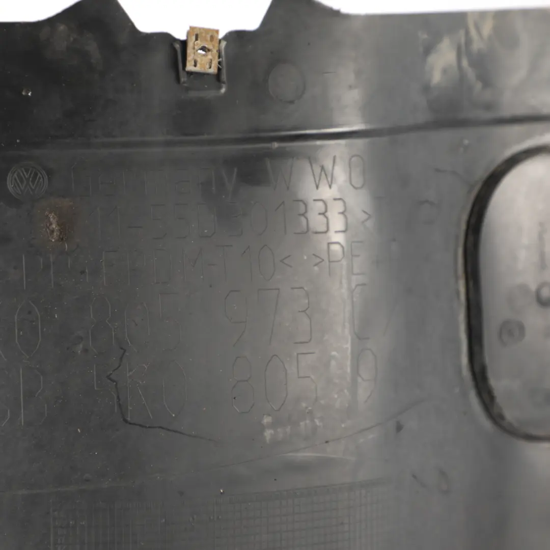 Mk6 GTI Wheel Arch Liner Lower Splash Guard Front Left N/S to VW Golf with Part number 5K0805911E VW Golf Mk6 GTI Wheel Arch Liner Lower Splash Guard Front Left N/S - SKU 5K0805911E - Part number 5K0805911E