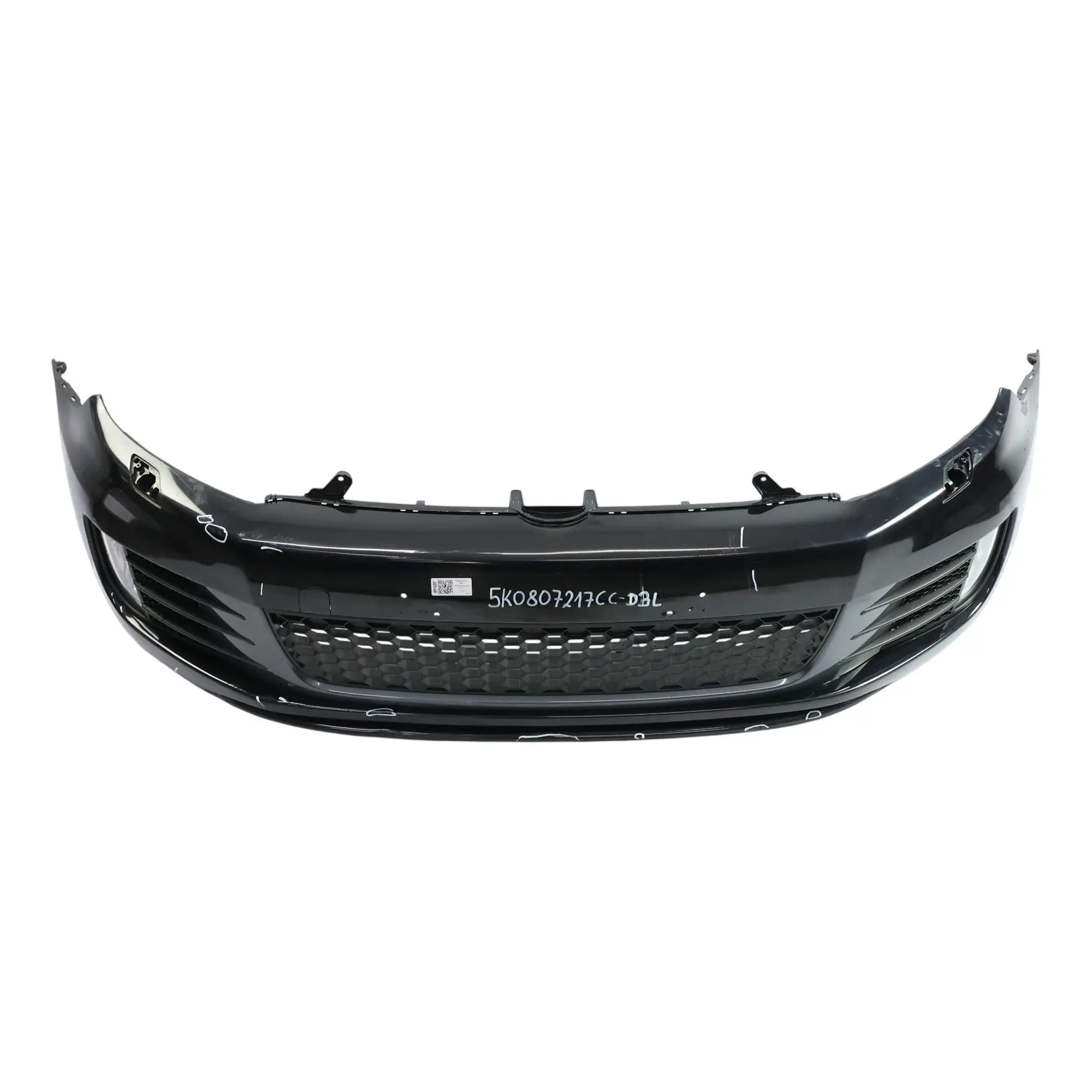 Volkswagen VW Golf Mk6 Przedni Zderzak GTI Deep Black Czarny - C9X