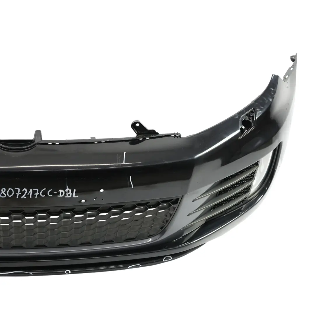 Mk6 Front Bumper GTI Trim Panel Cover Deep Black - C9X to Volkswagen VW Golf with Part number 5K0807217CC Volkswagen VW Golf Mk6 Front Bumper GTI Trim Panel Cover Deep Black - C9X - SKU 5K0807217CC-DBL - Part number 5K0807217CC