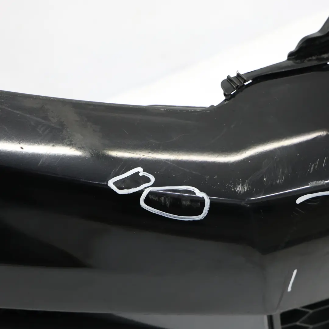 Mk6 Front Bumper GTI Trim Panel Cover Deep Black - C9X to Volkswagen VW Golf with Part number 5K0807217CC Volkswagen VW Golf Mk6 Front Bumper GTI Trim Panel Cover Deep Black - C9X - SKU 5K0807217CC-DBL - Part number 5K0807217CC