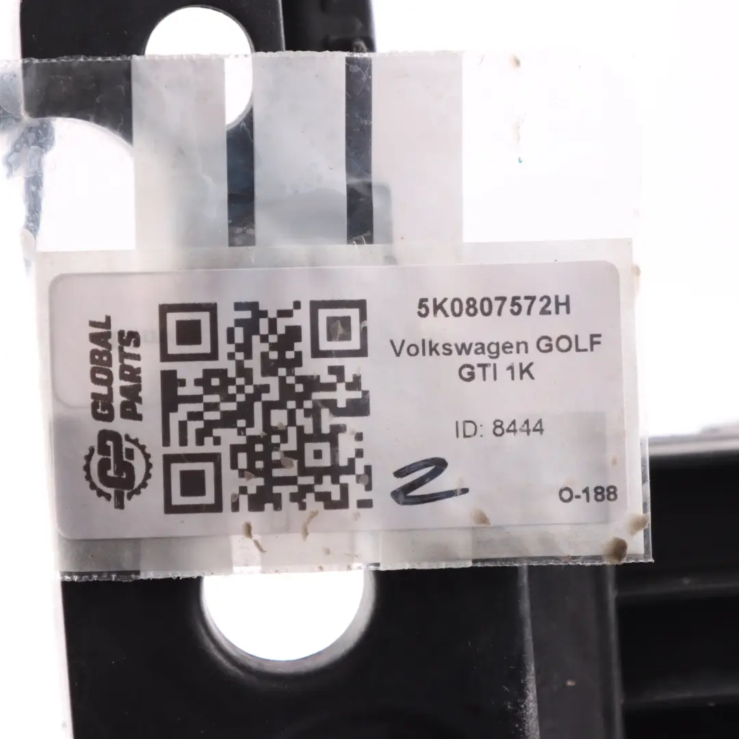 Front Headlight Bracket Holder Support Right O/S to Volkswagen Golf VI with Part number 5K0807572H Volkswagen Golf VI Front Headlight Bracket Holder Support Right O/S - SKU 5K0807572H - Part number 5K0807572H