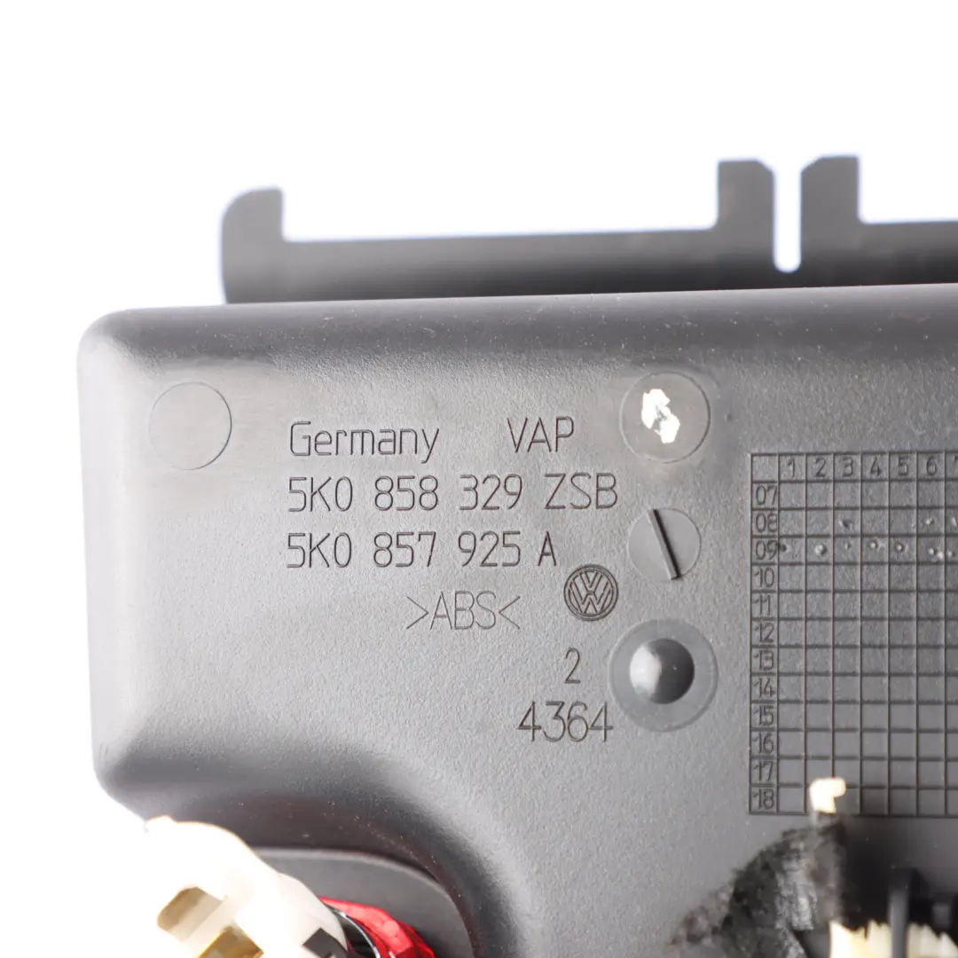 VW Scirocco Mk3 Centre Console Tray Storage 12V Socket Switch Panel - SKU 5K0857925A-1 - Part number 5K0857925A