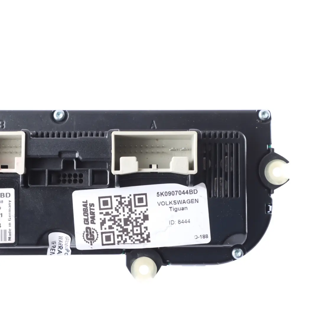 Mk6 Air Conditioning Panel Climate Control Switch to Volkswagen Golf with Part number 5K0907044BD Volkswagen Golf Mk6 Air Conditioning Panel Climate Control Switch - SKU 5K0907044BD - Part number 5K0907044BD