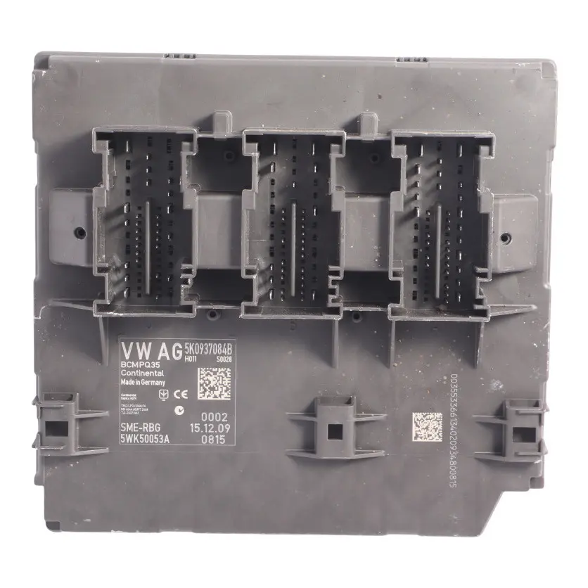 Mk3 Fuse Box Module Comfort BCM Control Unit ECU to Volkswagen Scirocco with Part number 5K0937084B Volkswagen Scirocco Mk3 Fuse Box Module Comfort BCM Control Unit ECU - SKU 5K0937084B - Part number 5K0937084B