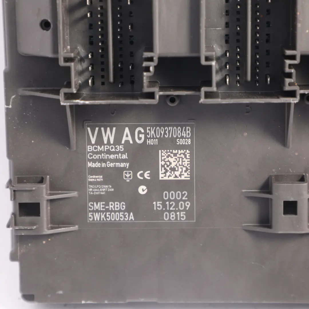 Mk3 Fuse Box Module Comfort BCM Control Unit ECU to Volkswagen Scirocco with Part number 5K0937084B Volkswagen Scirocco Mk3 Fuse Box Module Comfort BCM Control Unit ECU - SKU 5K0937084B - Part number 5K0937084B