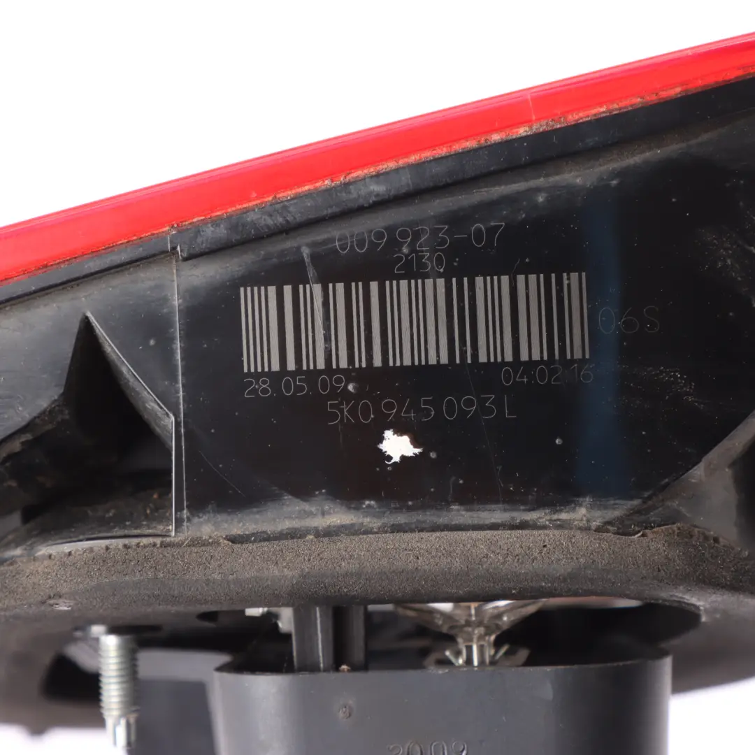 VW Volkswagen Golf VI MK6 Light in Trunk Lid Left N/S Rear Lamp - SKU RHD-5K0945093L - Part number 5K0945093L