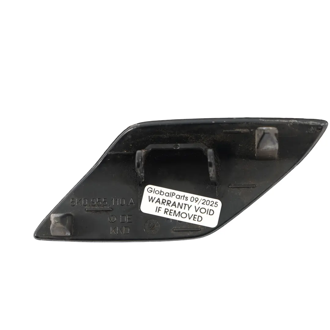VW Volkswagen Golf Mk6 Rivestimento Lavafari Destro Nero Intenso - C9X - SKU 5K0955110A-DBL - Numero di parte 5K0955110A
