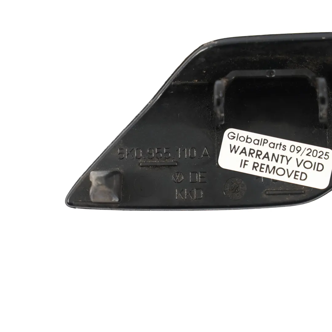 VW Volkswagen Golf Mk6 Rivestimento Lavafari Destro Nero Intenso - C9X - SKU 5K0955110A-DBL - Numero di parte 5K0955110A