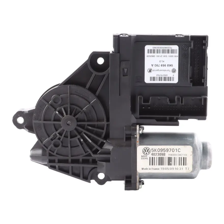 Mk6 Window Lifter Regulator Motor Front Right O/S to Volkswagen VW Golf with Part number 5K0959701C Volkswagen VW Golf Mk6 Window Lifter Regulator Motor Front Right O/S - SKU 5K0959701C - Part number 5K0959701C