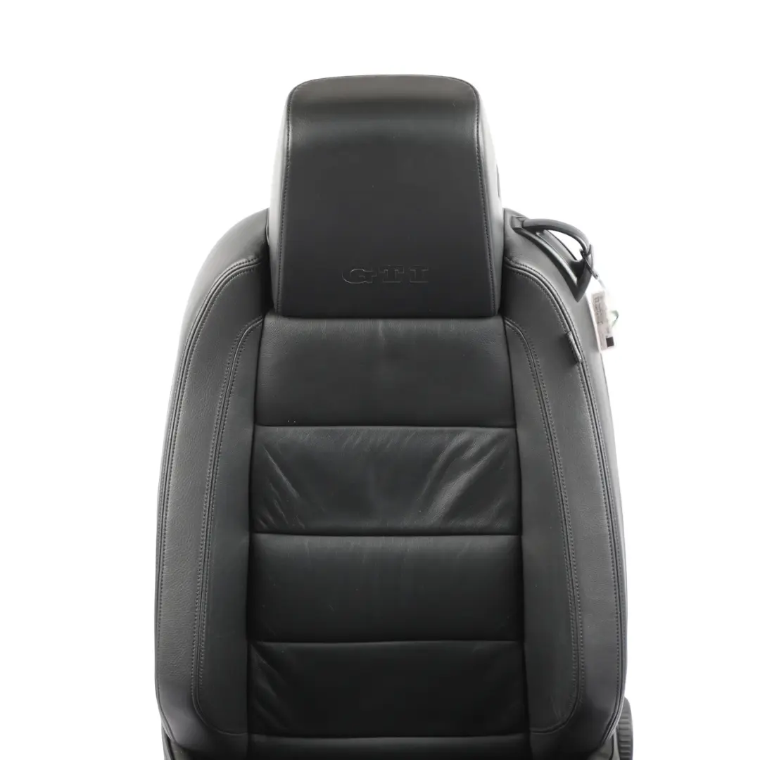 Mk6 3D Front Seat Heated Leather Titan Black Left N/S to Volkswagen Golf VI with Part number 5K3881805BT Volkswagen Golf VI Mk6 3D Front Seat Heated Leather Titan Black Left N/S - SKU 5K3881805BT - Part number 5K3881805BT