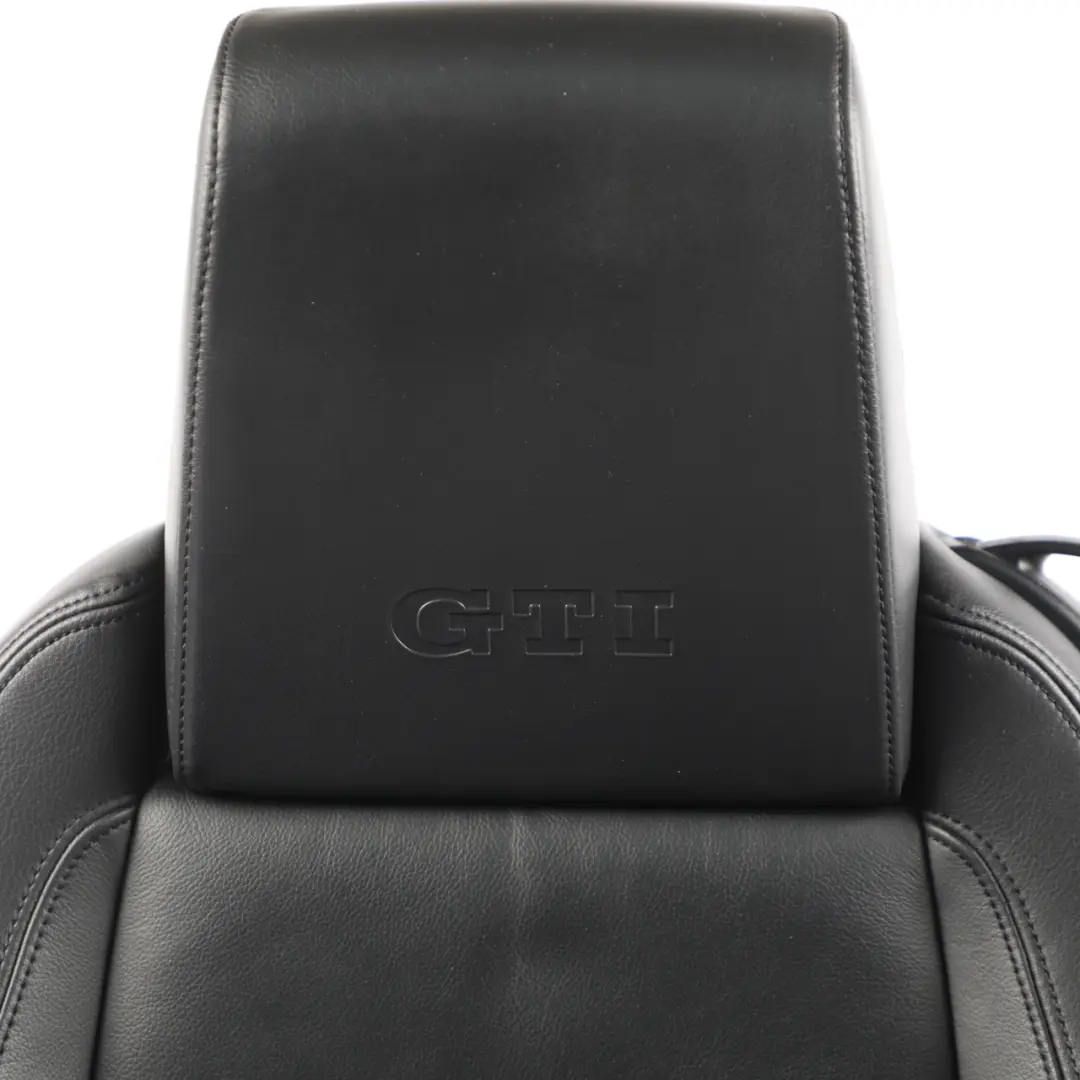 Mk6 3D Front Seat Heated Leather Titan Black Left N/S to Volkswagen Golf VI with Part number 5K3881805BT Volkswagen Golf VI Mk6 3D Front Seat Heated Leather Titan Black Left N/S - SKU 5K3881805BT - Part number 5K3881805BT