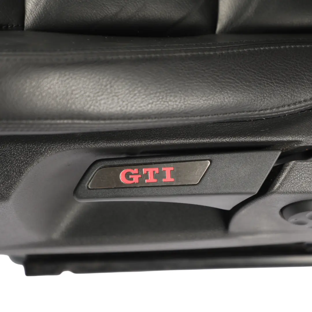 Mk6 3D Front Seat Heated Leather Titan Black Left N/S to Volkswagen Golf VI with Part number 5K3881805BT Volkswagen Golf VI Mk6 3D Front Seat Heated Leather Titan Black Left N/S - SKU 5K3881805BT - Part number 5K3881805BT