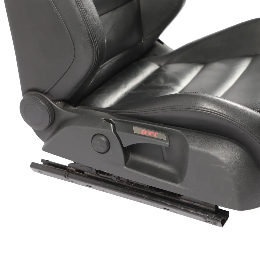 Volkswagen Golf VI Mk6 3D Front Seat Heated Leather Titan Black Right O/S - SKU 5K3881806CH - Part number 5K3881806CH