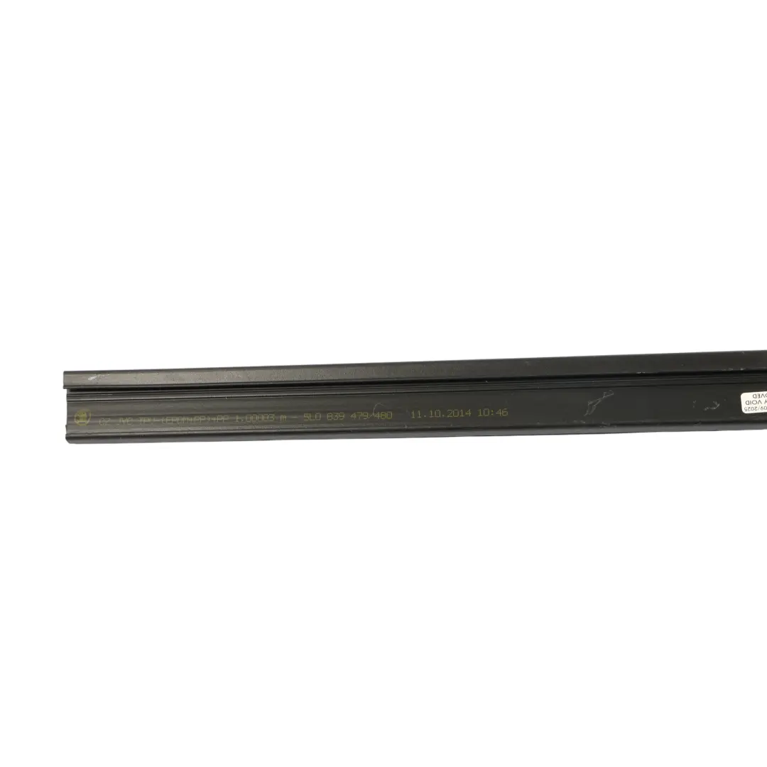 Skoda Yeti 5L Inner Door Window Aperture Seal Rubber Rear Left N/S - SKU 5L0839479 - Part number 5L0839479
