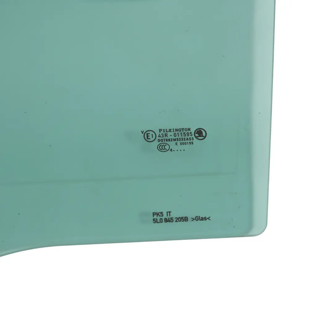 Skoda Yeti 5L Vetro Laterale Porta AS3 Colorato Posteriore Sinistro - SKU 5L0845205B - Numero di parte 5L0845205B