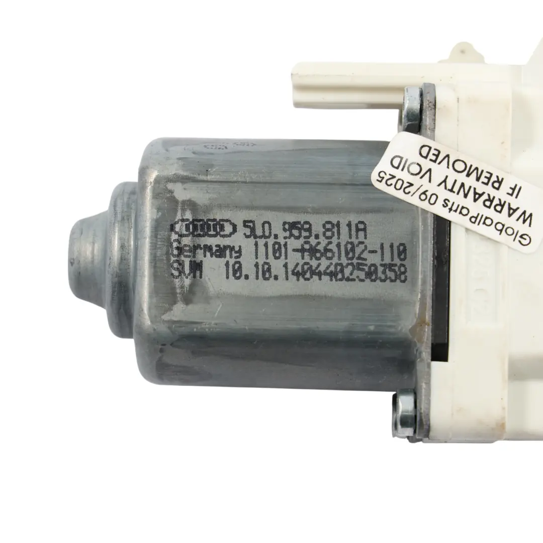 Window Lifter Regulator Motor Actuator Rear Left N/S to Skoda Yeti with Part number 5L0959811A Skoda Yeti Window Lifter Regulator Motor Actuator Rear Left N/S - SKU 5L0959811A - Part number 5L0959811A