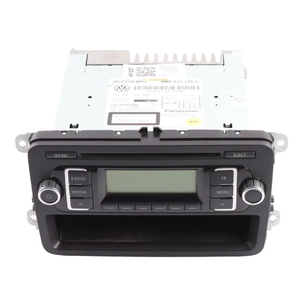 Volkswagen Polo 6R CD Spieler Radiobedieneinheit MMI Multimedia - SKU 5M0035156C - Teilenummer 5M0035156C