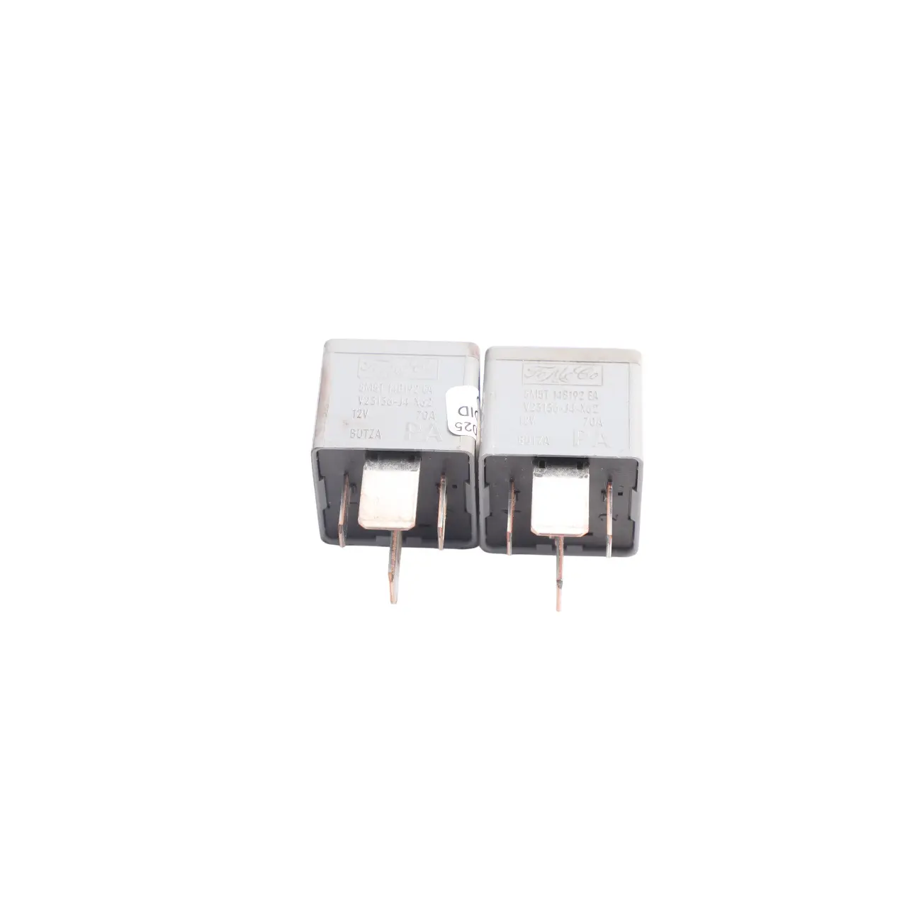 Ford Transit Custom Relay 4-Pin Black 12V 40A FOMOCO Set X2 5M5T-14B192-EA-1